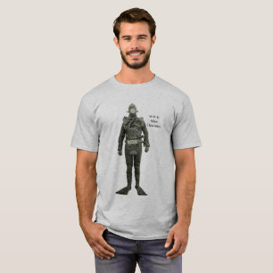 ヴィンテージの第二次世界大戦鉱山整理のダイバー Tシャツ