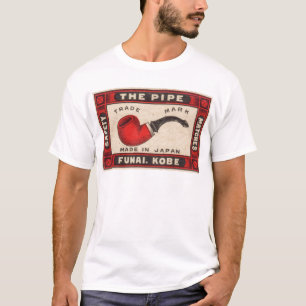 ヴィンテージの管のマッチ箱のロゴ Tシャツ