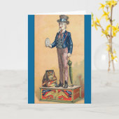 ヴィンテージの米国市民貯金箱 カード (黄色い花)