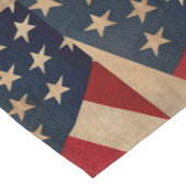 ヴィンテージの米国旗のテーブルのランナー ショートテーブルランナー (コーナー)