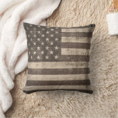 ヴィンテージの米国旗の枕 クッション (ブランケット)