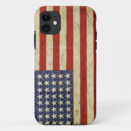 ヴィンテージの米国旗のiPhone 5の場合 Case-Mate iPhoneケース (裏面)