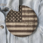 ヴィンテージの米国旗ボタン 缶バッジ (インサイチュ)