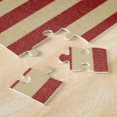 ヴィンテージの米国旗 ジグソーパズル (側面)