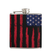 ヴィンテージの米国旗 フラスク (正面)