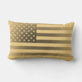ヴィンテージの米国旗 ランバークッション (裏面)