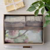 ヴィンテージの粗末なシックなイギリスのカップと紅茶バラ 薄葉紙 (ギフト)