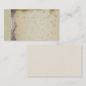 ヴィンテージの精神的で神秘的なリネン名刺 名刺 (正面/裏面)