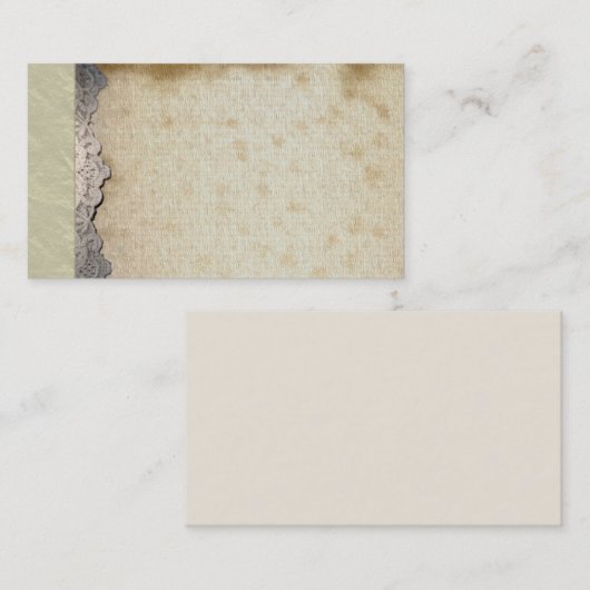 ヴィンテージの精神的で神秘的なリネン名刺 名刺