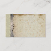 ヴィンテージの精神的で神秘的なリネン名刺 名刺