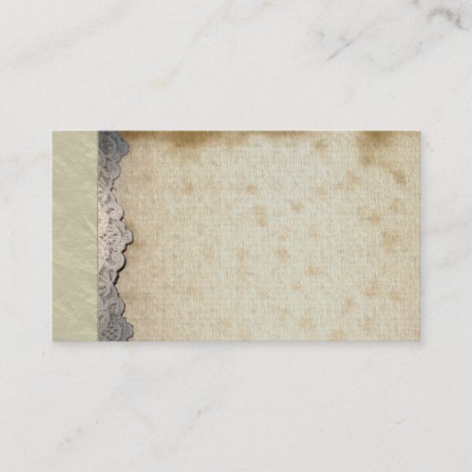 ヴィンテージの精神的で神秘的なリネン名刺 名刺 (正面)