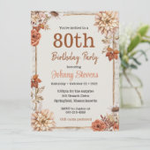 ヴィンテージの紅葉の誕生日パーティー カード (スタンド正面)