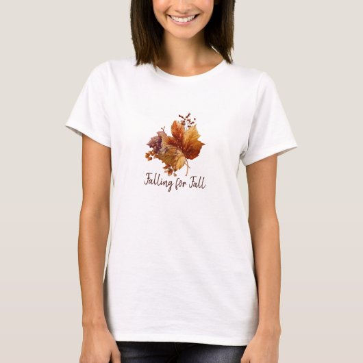 ヴィンテージの紅葉  Tシャツ (正面)