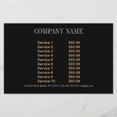 ヴィンテージの納屋の木材を使ったカウボーイブーツの西部ファッション チラシ (裏面)