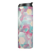 ヴィンテージの紙吹雪の背景 タンブラー (回転左)