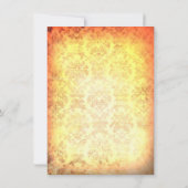 ヴィンテージの素朴なタイポグラフィの結婚式招待状 招待状 (裏面)