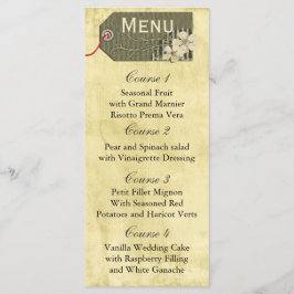 ヴィンテージの素朴なメイ結婚ソン・ジャー メニュー