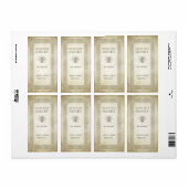 ヴィンテージの素朴な蜂の蜜の瓶 ラベル (フルシート)