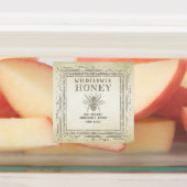 ヴィンテージの素朴な蜂の蜜の瓶 ラベル (貼付)