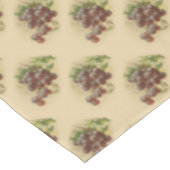 ヴィンテージの紫色のブドウパターン テーブルクロス (アングル)