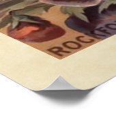 ヴィンテージの組み合わせパンジーシードパケット ポスター (角)