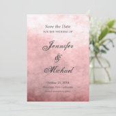 ヴィンテージの結婚式のユニークなクラシカルなデザイン セーブザデート (スタンド正面)