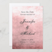 ヴィンテージの結婚式のユニークなクラシカルなデザイン セーブザデート (正面/裏面)