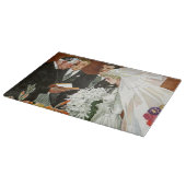 ヴィンテージの結婚式の儀式と花嫁と花婿 カッティングボード (角)