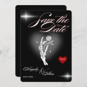 ヴィンテージの結婚式の招待 (正面/裏面)