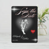 ヴィンテージの結婚式の招待 (スタンド正面)