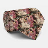 ヴィンテージの結婚式の新郎新婦ケーキを切る ネクタイ (ロール)