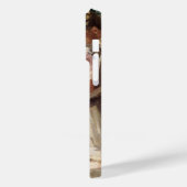 ヴィンテージの結婚式の新郎新婦ケーキを切る Case-Mate iPhoneケース (裏面 / 左)