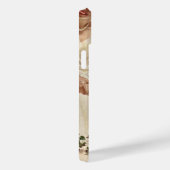 ヴィンテージの結婚式の新郎新婦ケーキを切る Case-Mate iPhoneケース (裏面 / 右)