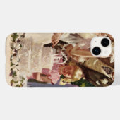 ヴィンテージの結婚式の新郎新婦ケーキを切る Case-Mate iPhoneケース (裏面 (横))