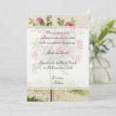 ヴィンテージの結婚式招待状 招待状 (スタンド正面)