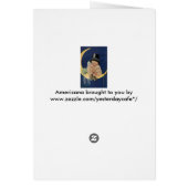 ヴィンテージの結婚式、かわいい新郎新婦の月 (裏面)