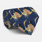 ヴィンテージの結婚式、かわいい新郎新婦の月 ネクタイ (ロール)