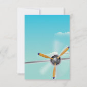 ヴィンテージの結婚式 招待状 (裏面)