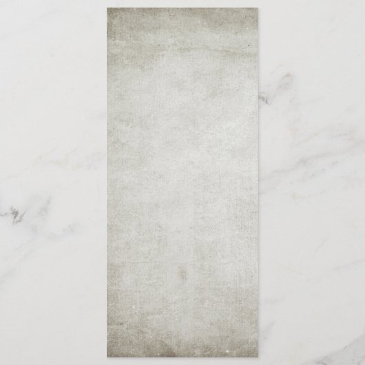 ヴィンテージの結婚素朴な木の名刺 メニュー (裏面)