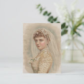 ヴィンテージの結婚花嫁 –  ポストカード (スタンド正面)