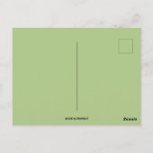 ヴィンテージの絵を描パレット復活祭 ポストカード (裏面)