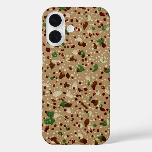 ヴィンテージの絵を描装飾スパッタ壁紙パターン Case-Mate iPhoneケース (裏面)