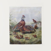 ヴィンテージの絵画ウズウズバードフィッツウィリアムテイト タペストリー (正面)