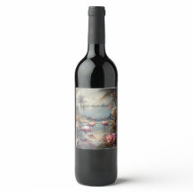 ヴィンテージの絵画フラミンゴのカスタマイズ