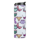 ヴィンテージの継ぎ目のない下着ブラスとパンティ タンブラー (回転左)