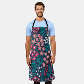 ヴィンテージの継ぎ目のない模様。無限の繰り返し  エプロン (着用した状態)