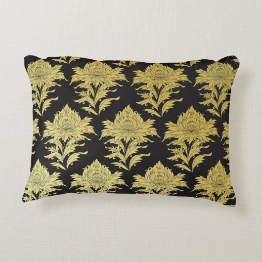  ヴィンテージの継ぎ目のない紋様 アクセントクッション (裏面)