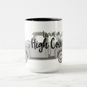 ヴィンテージの綿のトラックのマグ マグカップ (中央)