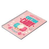 ヴィンテージの綿菓子ポスター ノートブック (左側)