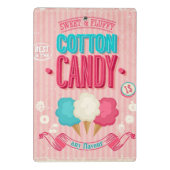 ヴィンテージの綿菓子ポスター ミニクリップボード (裏面)